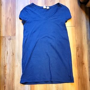 Blue t-shirt dress